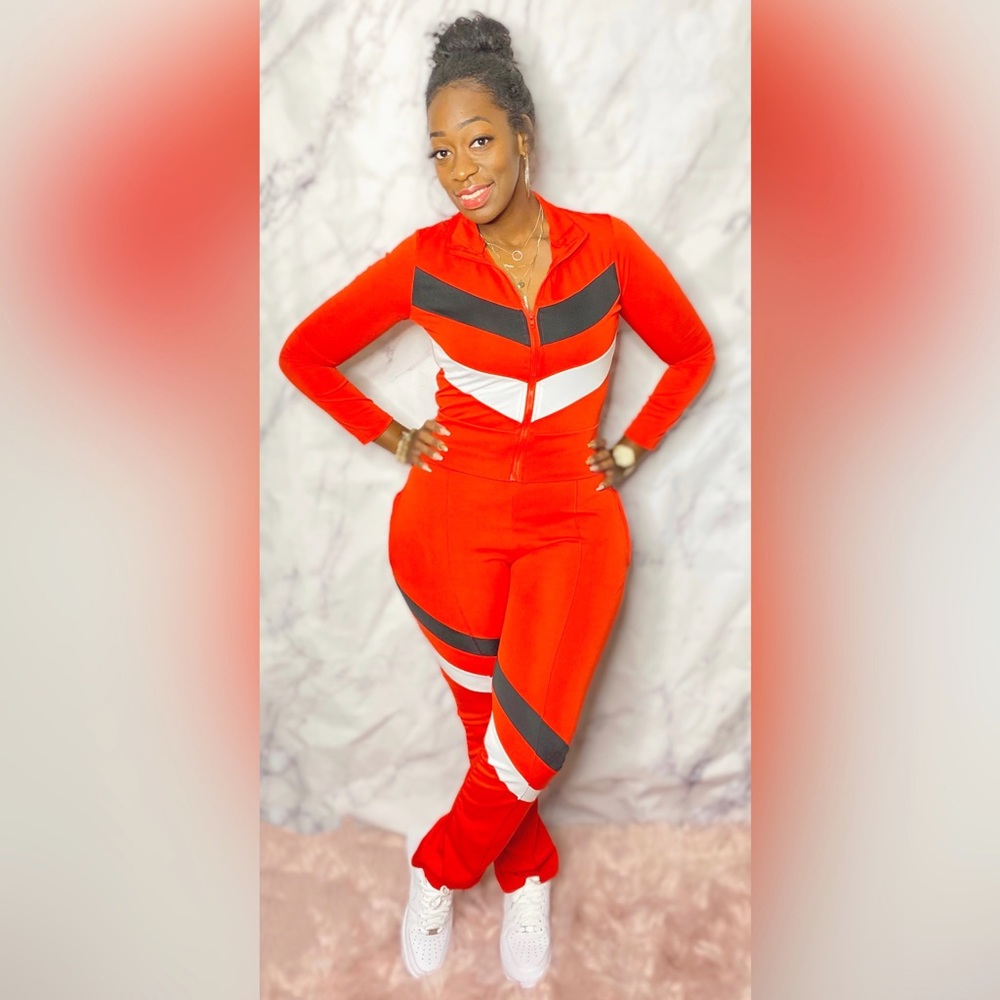 Finish The Race Track Suit